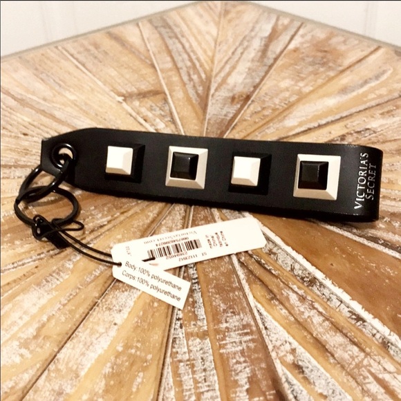 Victoria's Secret Accessories - NWT Victoria’s Secret Studded Wristlet / Key Chain